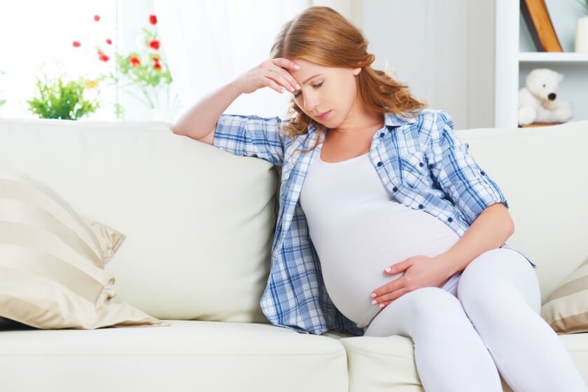 Zytomegalie während der Schwangerschaft Schwangere Frau wen Zytomegalie in Sorge ums Baby