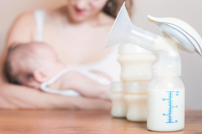 Muttermilch in Flaschen