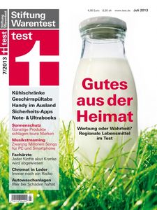 Stiftung Warentest Ausgabe 07/2013